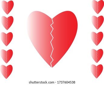 a broken heart because there is no certainty