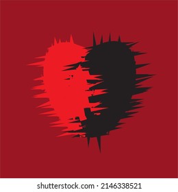 Gebrülltes Herz. Herz und Blut