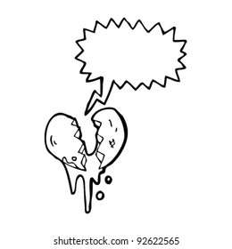 broken heart cartoon