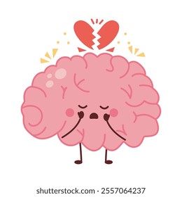 broken heart depression human brain isolated