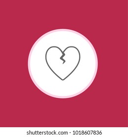 broken heart icon