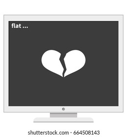 Broken heart icon.