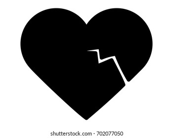 broken heart icon
