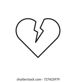 broken heart icon