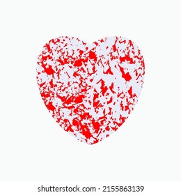 Broken Heart Icon. Symbol of Ending of a Romantic Relationship - Vector. 