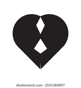 
Broken Heart Icon vector illustration.