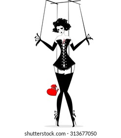 broken heart of the puppet