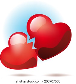 broken heart symbol 