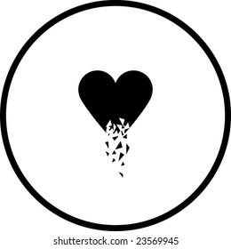 broken heart symbol