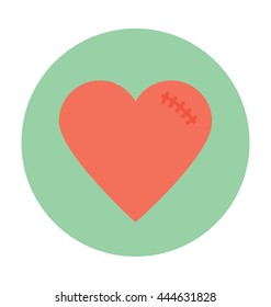 Broken Heart Vector Icon