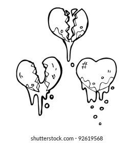 broken hearts cartoon collection