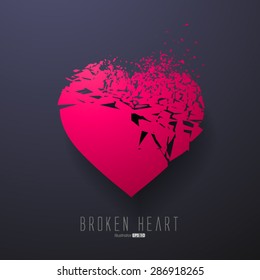 Broken Heart,Vector Graphics