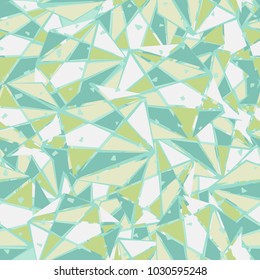 Broken heptagons in random order. Seamless multi-colored texture.