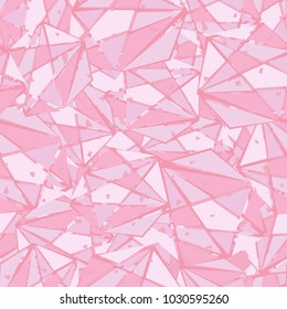 Broken heptagons in random order. Seamless multi-colored texture.