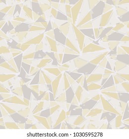 Broken heptagons in random order. Seamless multi-colored texture.