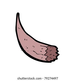 desenho de chifre quebrado