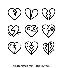 Broken icon or logo isolated sign symbol vector illustration - Collection of high quality black style vector icons
