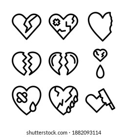 broken icon or logo isolated sign symbol vector illustration - Collection of high quality black style vector icons
