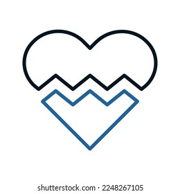 Broken icon. sign for mobile concept and web design. vector illustration