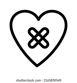 Design-Illustration für gebrochenes Symbol im Vektorsymbol