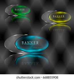 Broken illuminated banner