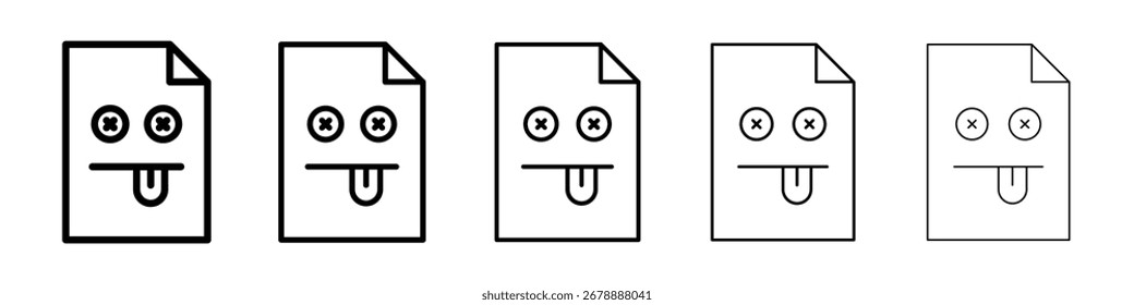 Ícone de imagem quebrada para conceito móvel e web design.