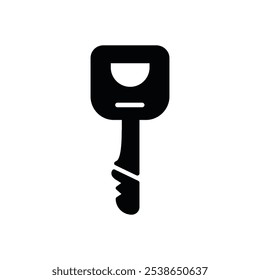Symbol mit gebrochener Taste, flache Linie, Symbol-Set.