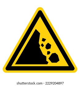 Broken Land Symbol Sign, Vector Illustration, Isolate On White Background Label .EPS10