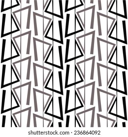 Broken line in the vertical, seamless background pattern, vector.