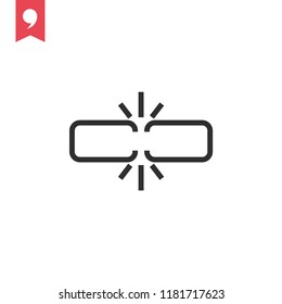 Broken link icon