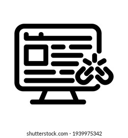 broken link icon or logo isolated sign symbol vector illustration - high quality black style vector icons
