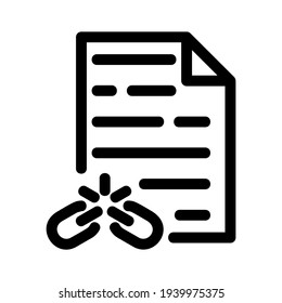broken link icon or logo isolated sign symbol vector illustration - high quality black style vector icons
