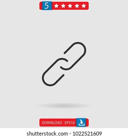 broken link vector icon
