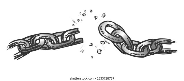 8,771 Broken chain vector Images, Stock Photos & Vectors | Shutterstock