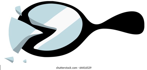 Broken mirror