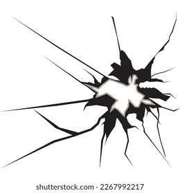 broken mirror icon vector illustration symbol design