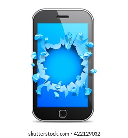 Broken Mobile Phone