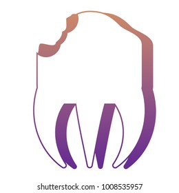 broken molar icon 
