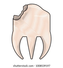 broken molar icon 