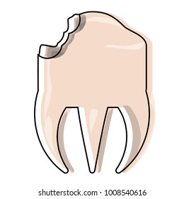 broken molar icon 