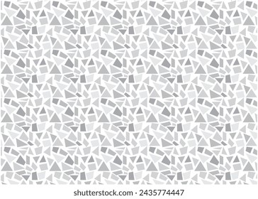 Broken mosaic tiles pattern,vector illustration monochrome design. Eps 10.

