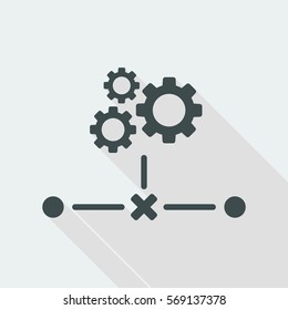 Broken network connection icon
