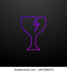 broken nolan icon. Elements of logistics set. Simple icon for websites, web design, mobile app, info graphics