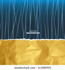broken paper background. vector design