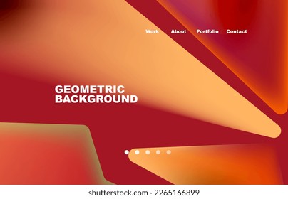 Broken pieces abstract background. Trendy background for your landing page design, concept of web page design for website and mobile website