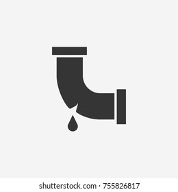 Broken pipe icon illustration isolated vector sign symbol