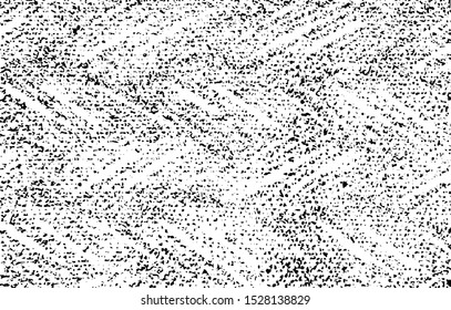 Broken plaster wall effect. Grunge worn damask pattern design. Distressed fabric texture. Overlay texture design. Vector illustration. Eps10.