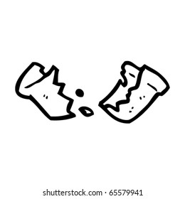 broken pot cartoon