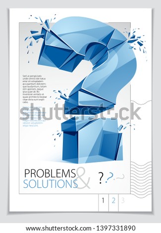 Similar – Image, Stock Photo large question mark
