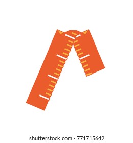 broken ruler icon